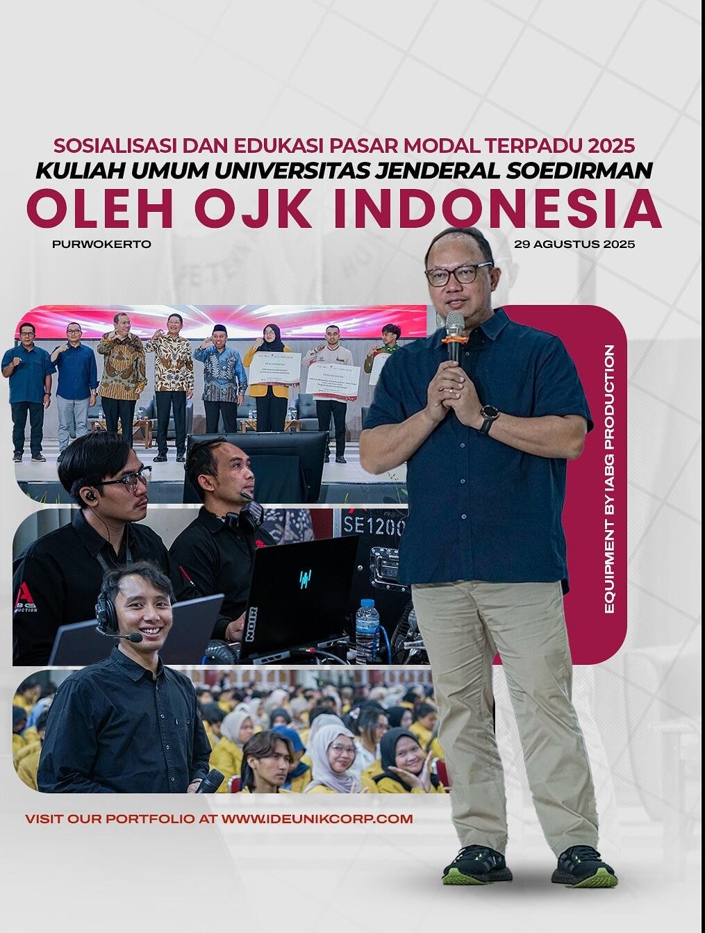 Otoritas Jasa Keuangan OJK kembali mengadakan Sosialisasi Edukasi Pasar Modal Tepadu SEPMT 2