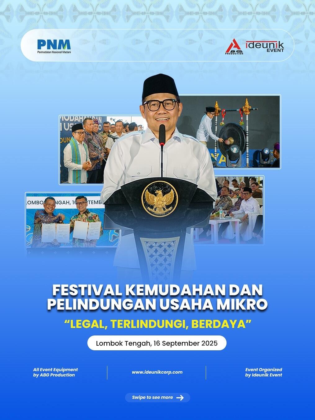 PT Permodalan Nasional Madani PNM kembali menggelar Festival Kemudahan dan Pelindungan Usaha M