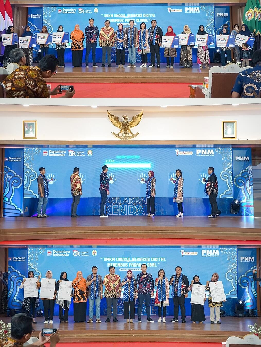 PT. Permodalan Nasional Madani PNM cabang Semarang sukses menggelar acara Pengembangan Kapasit 33