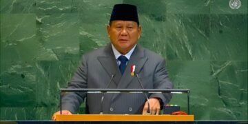 Presiden Prabowo Subianto sampaikan pidato di KTT PBB soal Palestina (Dok. Situs PBB)