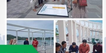 Praktek Mengukur Arah Kiblat