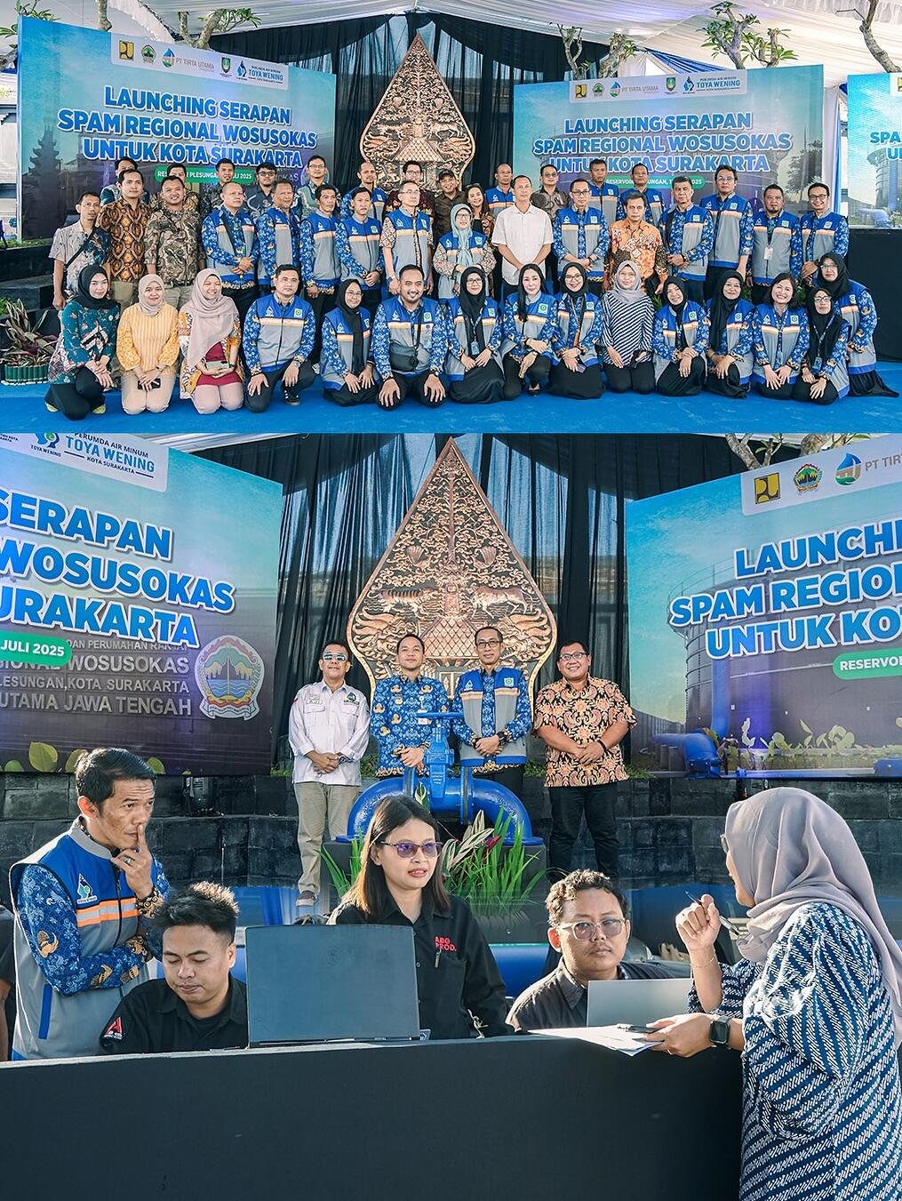 Program Sistem Penydiaan Air Minum SPAM Regional Wosusokas di Reservoir Plesungan Gondangrejo 11