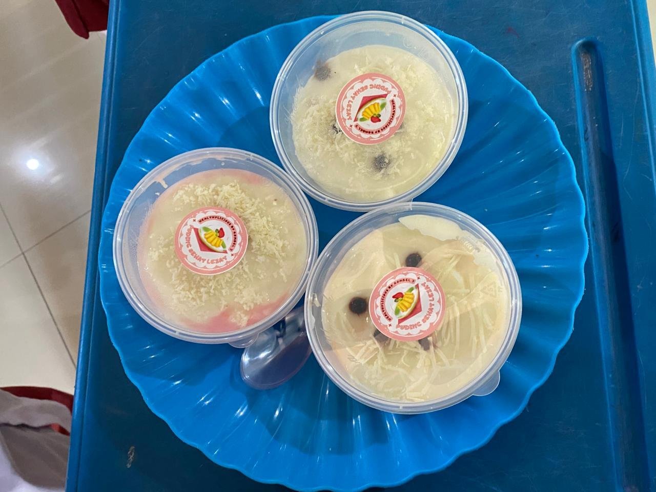 Healthylicious Day, Fun Cooking Rombel 3: Asah Kreativitas dan Kerja Sama Siswa SDIT Al-Fadiyah 48 Puding Buatan Siswa Rombel 3