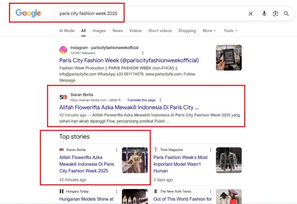 Siaran-Berita.com: Media Berita Press Release yang Masuk Top Stories Google News 2 top stories google