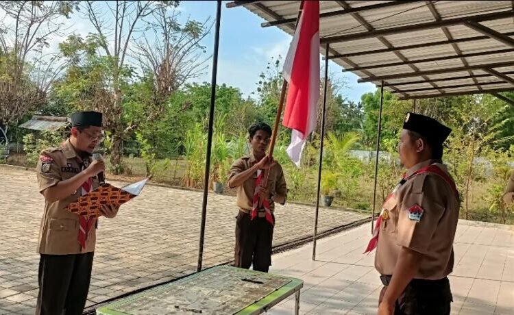 Proses pelantikan Pimpinan SAKA POM oleh Mabi Saka POM
