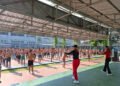 Semangat Kebersamaan, ASN dan Warga Binaan Lapas Bengkulu Gelar Senam Bersama Dipandu Instruktur Profesional