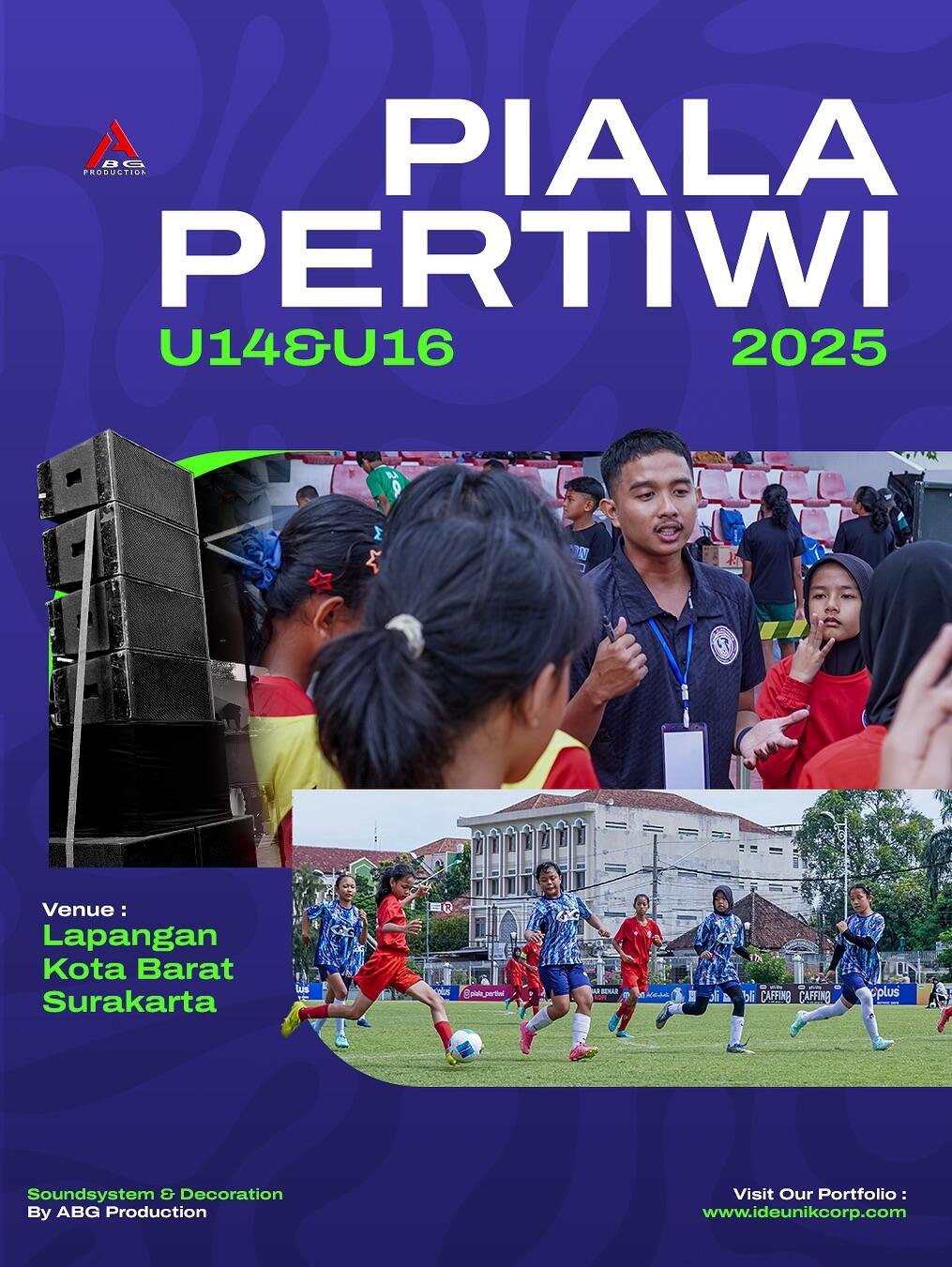 Turnamen sepak bola putri Piala Pertiwi kategori usia 14 tahun U 14 dan usia 16 tahun U 16 s
