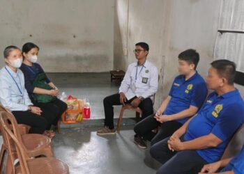 Suasana damai terasa di Blok Rehabilitasi Lembaga Pemasyarakatan (Lapas) Kelas IIA Bengkulu saat para Warga Binaan Pemasyarakatan (WBP) yang beragama Buddha mengikuti kegiatan pembinaan rohani yang digelar oleh Kementerian Agama Kota Bengkulu, Rabu (07/10).