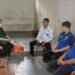 Suasana damai terasa di Blok Rehabilitasi Lembaga Pemasyarakatan (Lapas) Kelas IIA Bengkulu saat para Warga Binaan Pemasyarakatan (WBP) yang beragama Buddha mengikuti kegiatan pembinaan rohani yang digelar oleh Kementerian Agama Kota Bengkulu, Rabu (07/10).