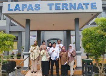 Tim Monev BNNP Malut Bersama Jajaran Rehabilitasi Lapas Ternate