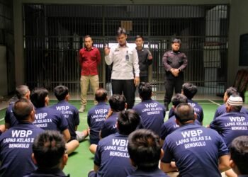 Kasubsi Bimkemaswat Ajak WBP Lapas Bengkulu Aktif Ikuti Program Pembinaan 47 Lapas Bengkulu