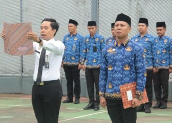 Tanamkan Nilai Persatuan, Rutan Bengkulu Gelar Upacara Hari Sumpah Pemuda 47 Rutan Bengkulu