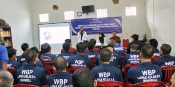 Lapas Bengkulu, Klinik Pratama, ISPA, Penyuluhan Kesehatan, Warga Binaan, Pembinaan, Kemenkumham Bengkulu, Julianto Budhi Prasetyono, Kesehatan Lingkungan, Pencegahan Penyakit