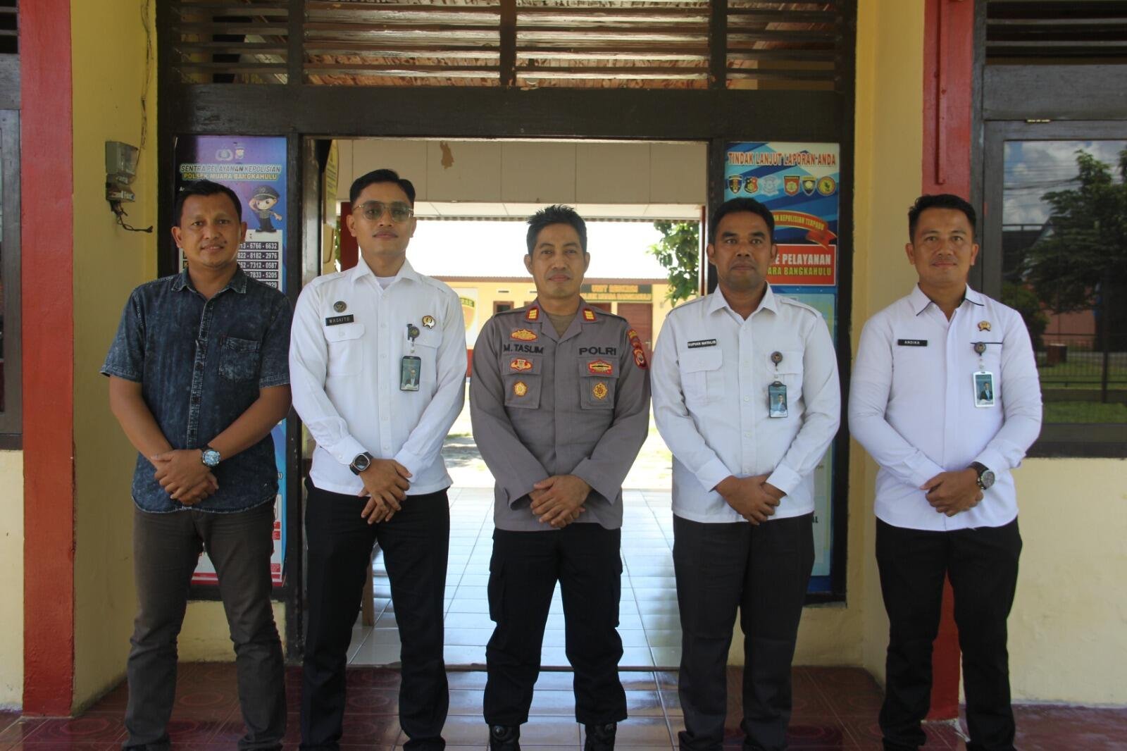 Lapas Bengkulu Perkuat Sinergi Kamtib Dengan Polsek Muara Bangkahulu | Siaran Berita