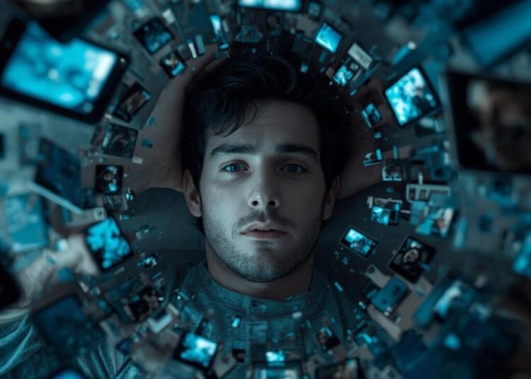buat gambar tentang Kecanduan Gadget Tidur Hilang Mental Terancam 1