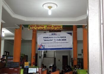 Kampus IAKN Tarutung Gelar Pemilihan Duta Baca Shalom."Membangun Budaya Literasi Dan Kreativitas Pemustaka Di Era Digital". 46 #IAKNTarutung
#kampusshalom
#dutabaca