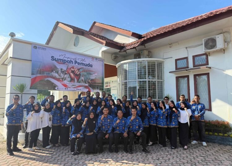 Semangat Pemuda, Semangat Melayani: Kantah Lhokseumawe Gelar Upacara Hari Sumpah Pemuda 46 upcraa