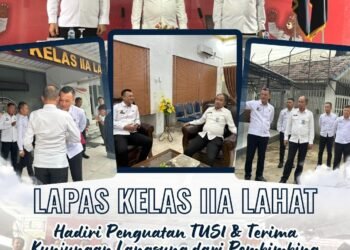 penguatan tusi dan penerimaan kunjungan PK Ditjenpas Lapas Lahat