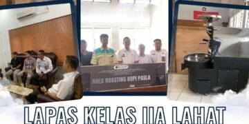 Lp Lahat Terima Bantuan Mesin Kopi dari PT MIP