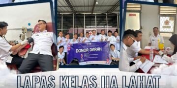 donor darah lapas lahat hari bakti kemenimipas2025