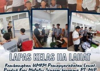 pedampingan pengolahan kopi lapas lahat