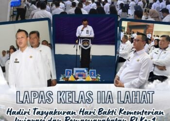 LP Lahat, Tasyakuran HB Kemenimipas 1