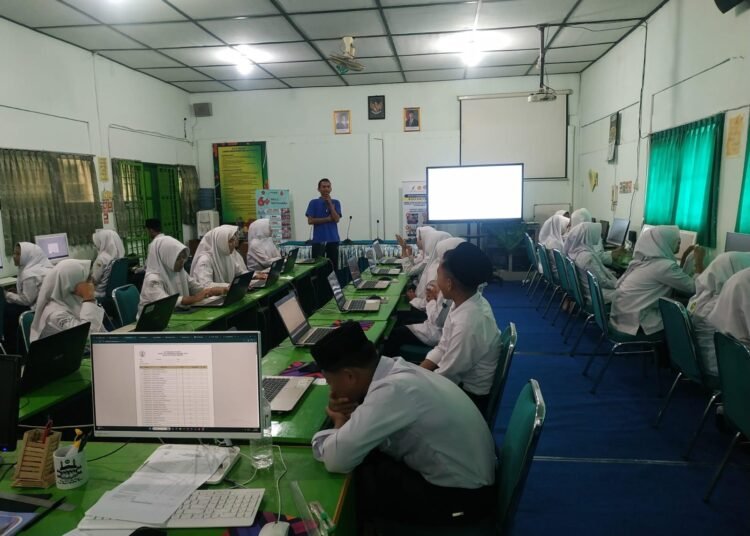 MTsN 6 Bantul Hari Pertama Lancar Ikuti TO TKA MKKS Kabupaten Bantul 1 46 MTsN 6 Bantul