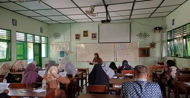 Satukan Langkah POT Kelas 9B MTsN 6 Bantul Gelar Pertemuan Sukseskan Program Madrasah 46 MTsN 6 Bantul
