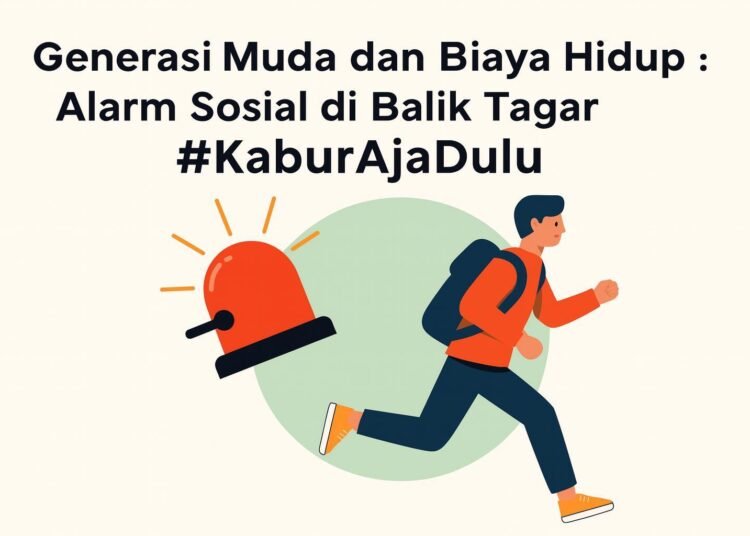 Generasi Muda dan Biaya Hidup Alarm Sosial di Balik Tagar KaburAjaDulu