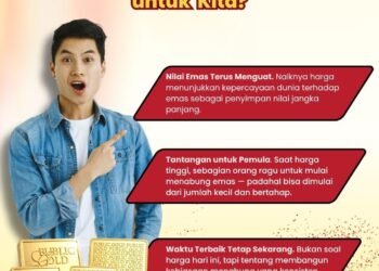 Harga Emas Naik (Sumber: Dokumentasi Pribadi)