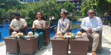 Gusti Bendara saat memberikan keterangan dalam Konferensi Pers JCWF 2025 di Mustika Resort (Foto Yusuf)