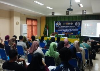 Manado, 6 November 2025 Fakultas Tarbiyah dan Ilmu Keguruan (FTIK) Institut Agama Islam Negeri (IAIN) Manado mengadakan kegiatan bertema “Smart Academic Services: Sosialisasi Sistem Akademik dan Administrasi Digital bagi Mahasiswa FTIK IAIN Manado”