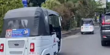 Layanan transportasi daring roda tiga di Jogja (Doc Maxride)
