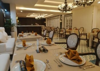 Konsep penataan Gianti Fine Dining Restaurant yang elegan dengan nuansa Kolonial (Yusuf)
