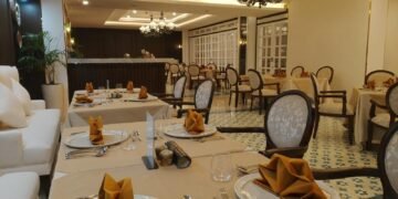 Konsep penataan Gianti Fine Dining Restaurant yang elegan dengan nuansa Kolonial (Yusuf)