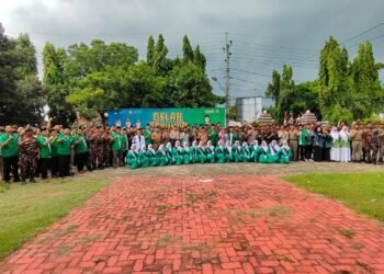 Kegiatan Gelar Pasukan PAC GP ANSOR Brondong Bersama Forkopimcam Brondong