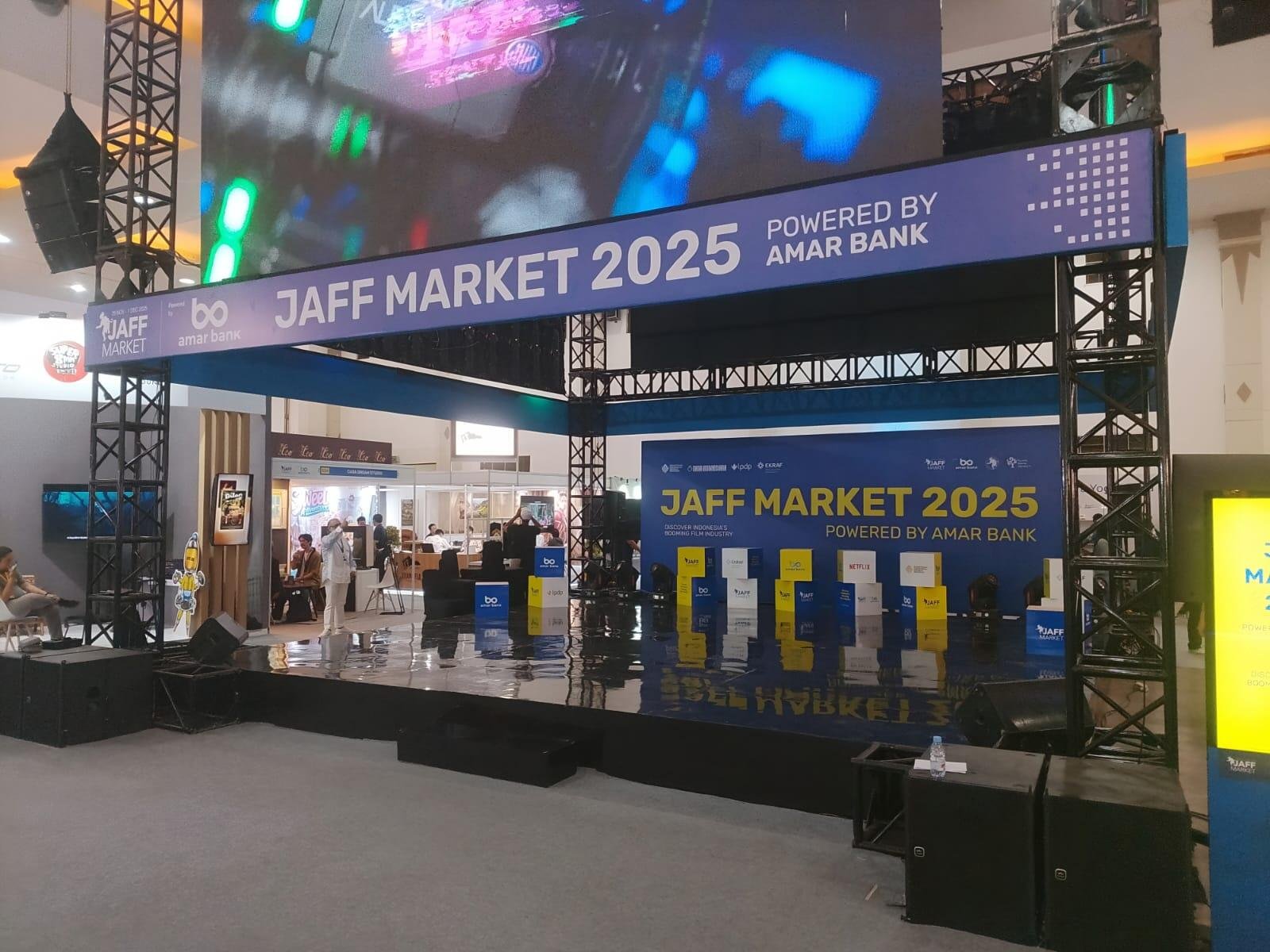 Stage Utama dalam JAFF Market 2025 di Jogja Expo Center Yogyakarta (Yusuf)