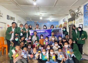 Kegiatan Sosialisasi di Panti Asuhan Universal Anak Indonesia, Kecamatan Medan Baru, Sabtu (1/11/2025)