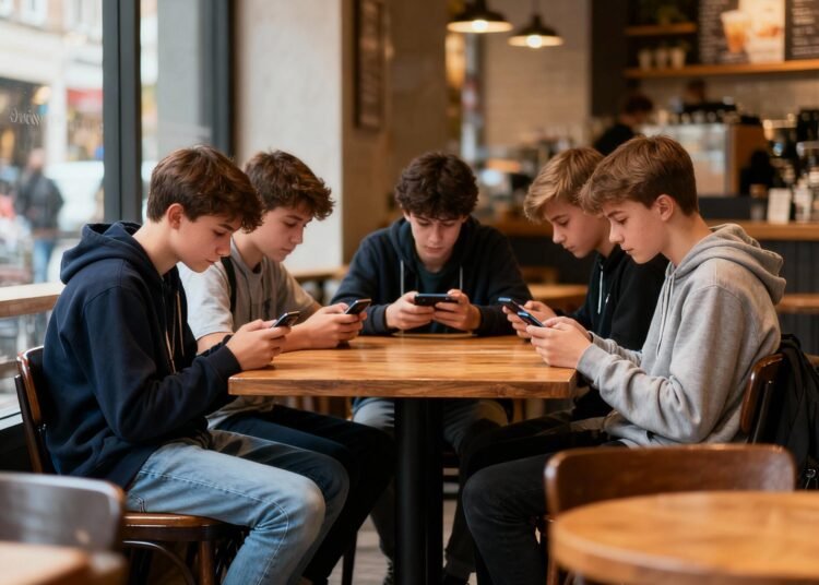 Fenomena "Alone Together": Remaja Nongkrong tapi Sibuk dengan Ponsel, Psikolog Ungkap Dampaknya 46 Alone Together
