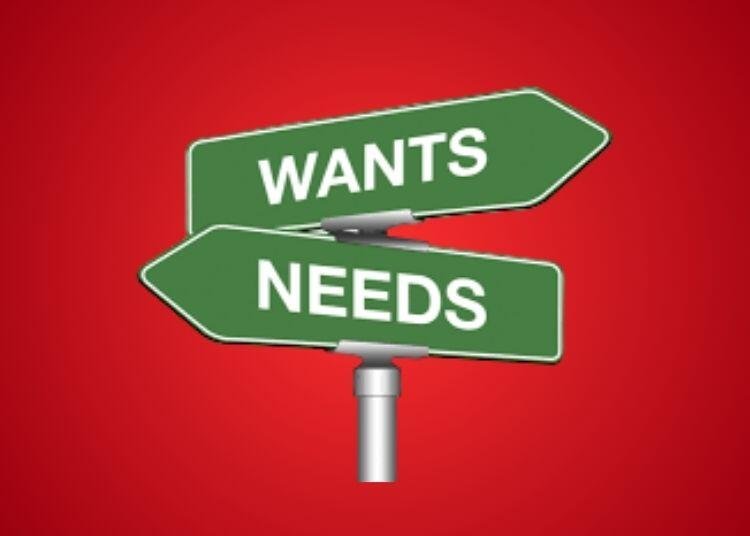 Kebutuhan dan Keinginan (Sumber: Dok. Pribadi)
