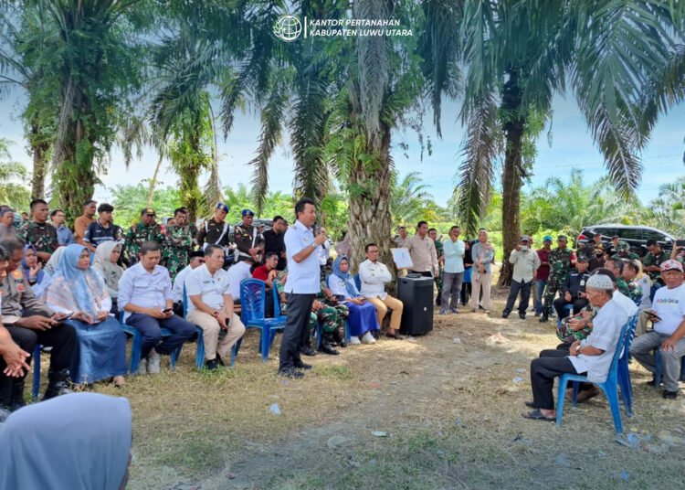 Kantor Pertanahan Luwu Utara Hadiri Audiensi Bersama Kodam XIV/Hasanuddin dan Pemkab Bahas Rencana Pembangunan Yonif TP 872/Andi Djemma 46 Nov 2