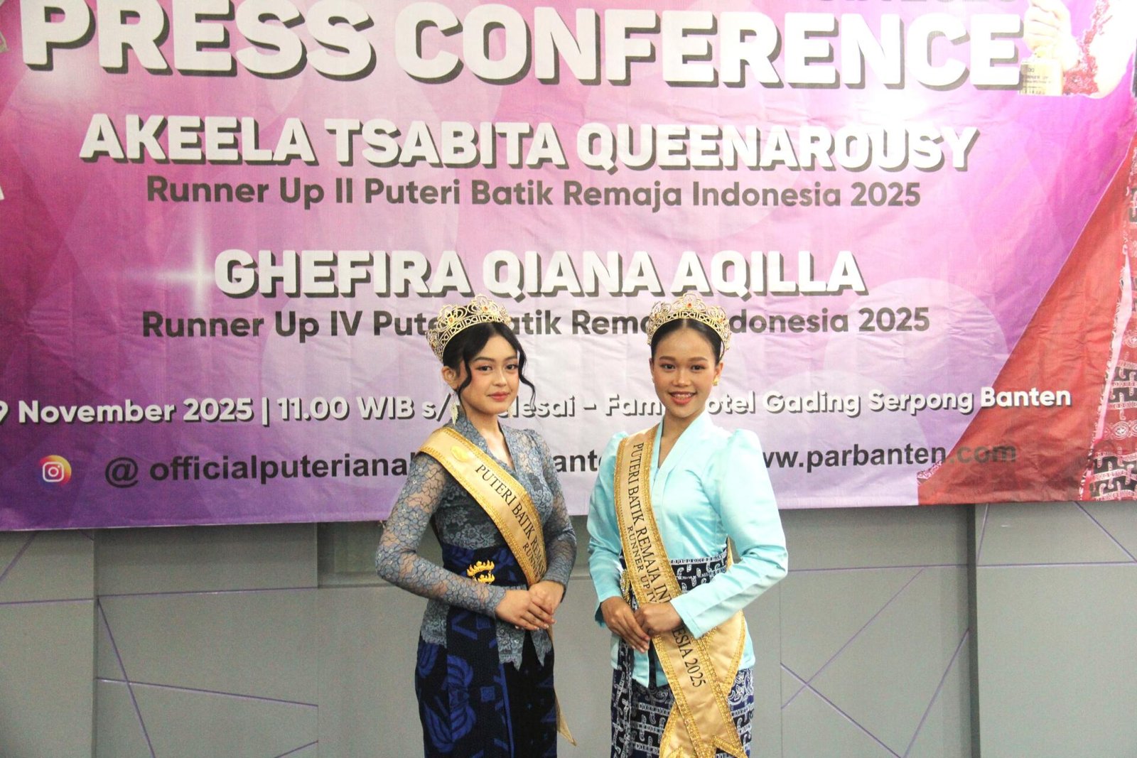 Akeela Tsabita Queenarousy dan Ghefira Qiana Aqilla