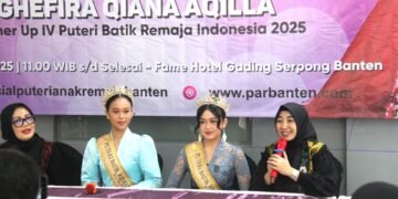 Press Conference : Akeela Tsabita Queenarousy dan Ghefira Qiana Aqilla Runner Up Puteri Batik Remaja Indonesia 2025