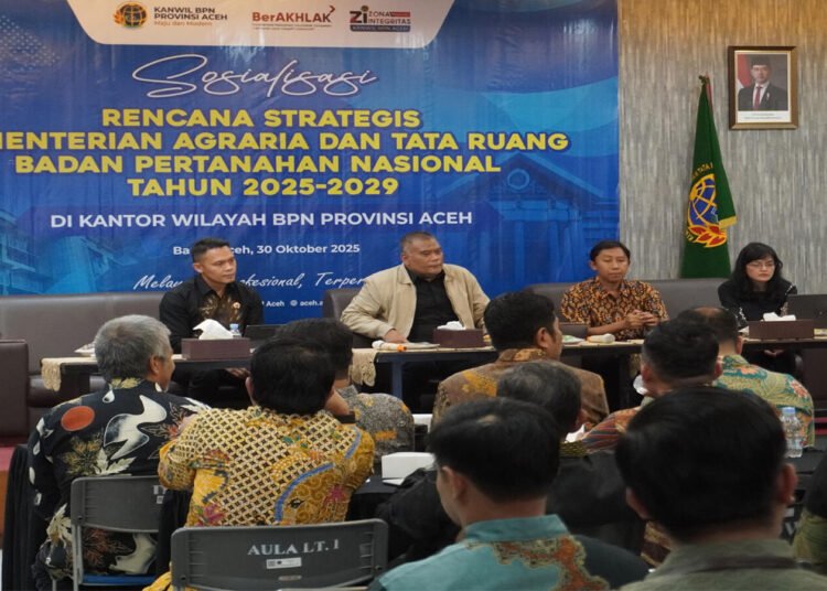 Dukung Arah Kebijakan Nasional, Kantah Lhokseumawe Hadiri Sosialisasi Renstra Kementerian ATR/BPN 2025–2029 46 Kantah Lhokseumawe