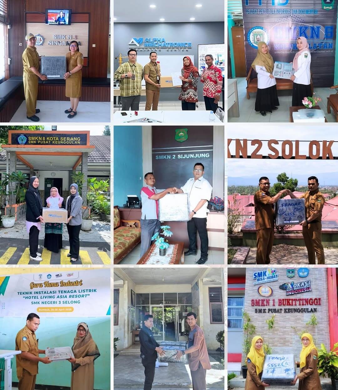 Serah terima peralatan hibah Training Tour 2024 untuk 39 Sekolah SMK dengan total 40 Unit Alat 1