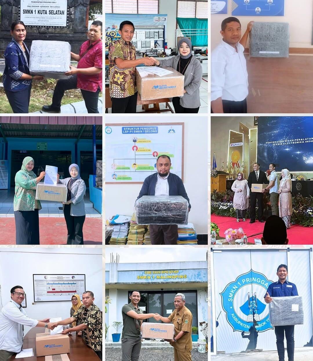 Serah terima peralatan hibah Training Tour 2024 untuk 39 Sekolah SMK dengan total 40 Unit Alat 2