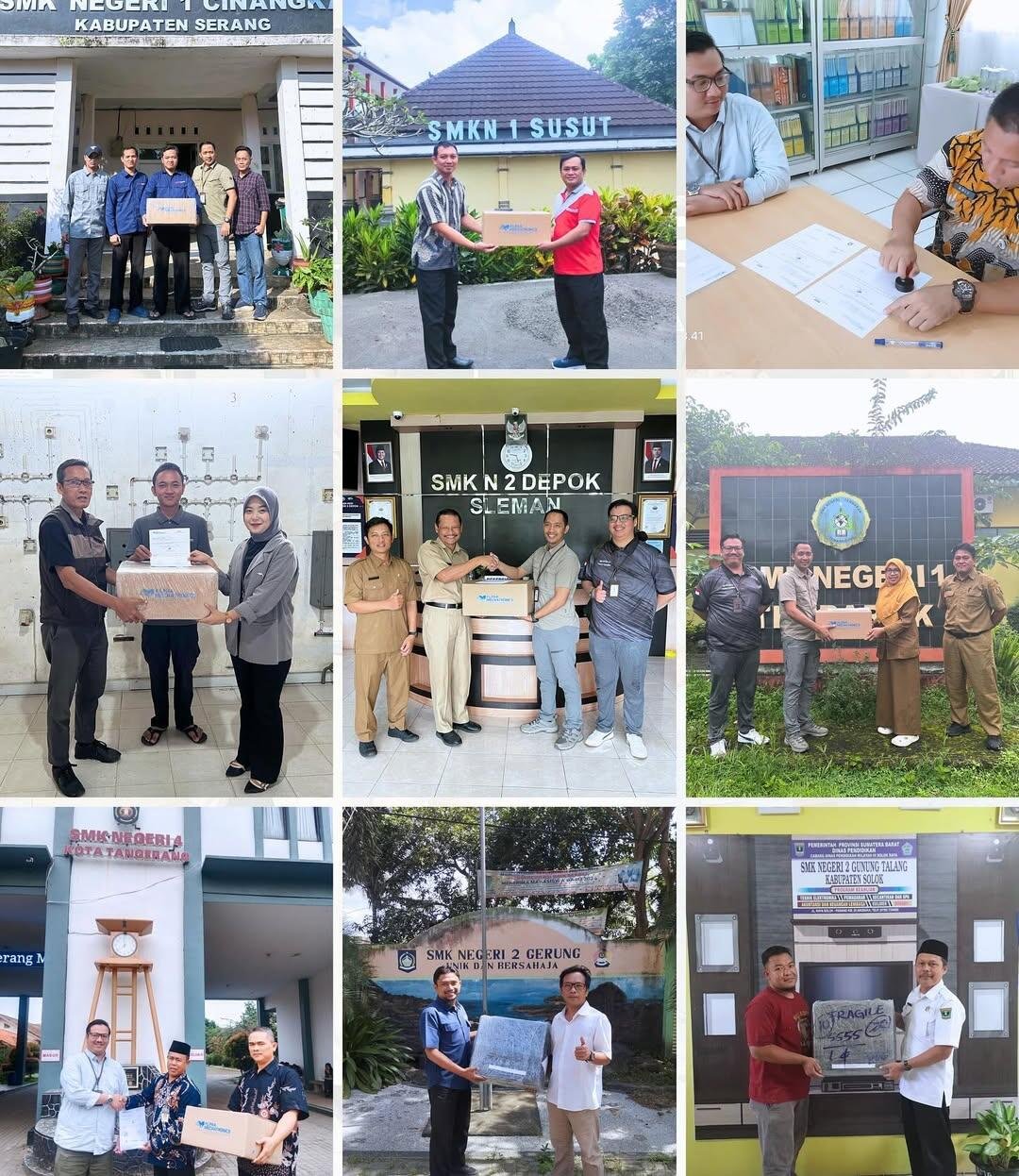 Serah terima peralatan hibah Training Tour 2024 untuk 39 Sekolah SMK dengan total 40 Unit Alat 3