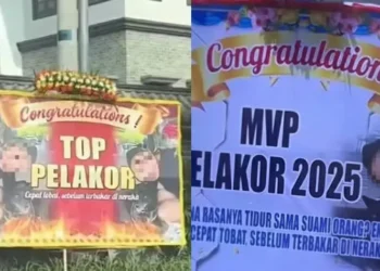 Banner Top Pelakor di Pontianak