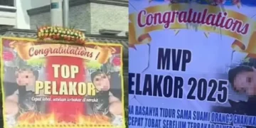 Banner Top Pelakor di Pontianak