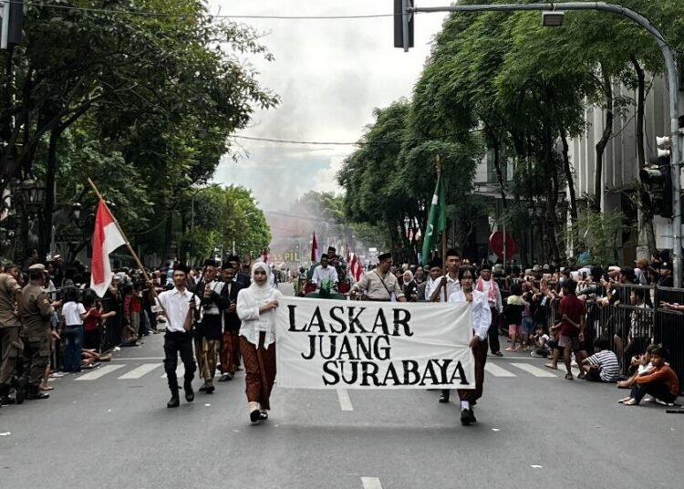 Faza Tsamarah Kusumah: Semangat Arek-Arek Suroboyo di Parade Juang Surabaya 2025 46 Parade Juang Surabaya 2025